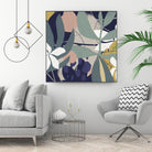 Tropical Attraction I by June Vess on GIANT ART - green coastal & tropical abstract