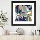 Tropical Attraction I by June Vess on GIANT ART - green coastal & tropical abstract