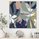 Tropical Attraction I by June Vess on GIANT ART - green coastal & tropical abstract
