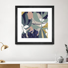 Tropical Attraction I by June Vess on GIANT ART - green coastal & tropical abstract