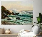 Main Seascape I by Constantin Alexandrovitch Westchiloff on GIANT ART - green coastal & tropical sea 