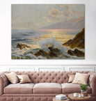 Main Seascape II by Constantin Alexandrovitch Westchiloff on GIANT ART - pink coastal & tropical abstract