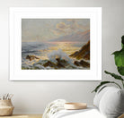 Main Seascape II by Constantin Alexandrovitch Westchiloff on GIANT ART - pink coastal & tropical abstract