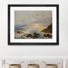 Main Seascape II by Constantin Alexandrovitch Westchiloff on GIANT ART - pink coastal & tropical abstract