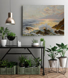 Main Seascape II by Constantin Alexandrovitch Westchiloff on GIANT ART - pink coastal & tropical abstract