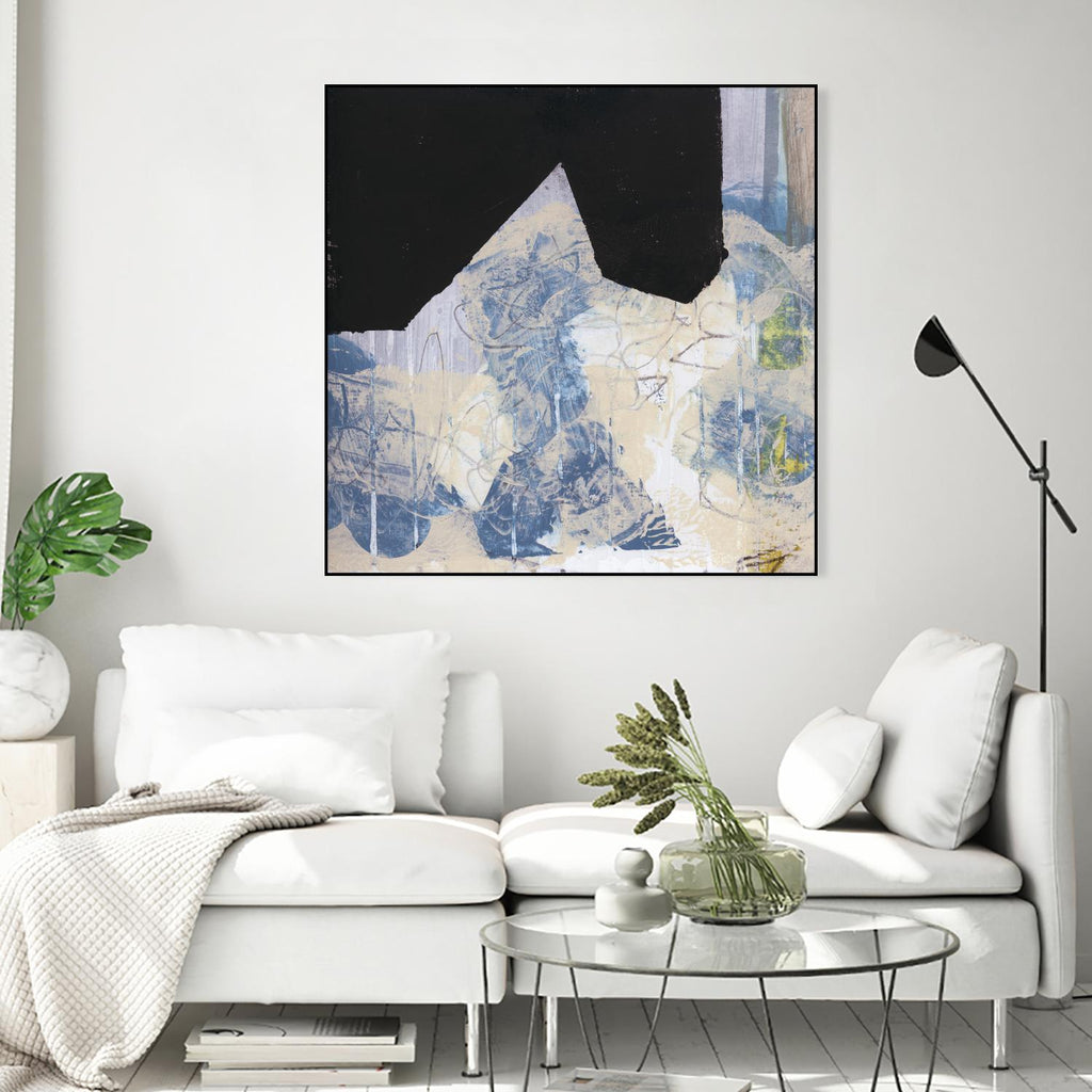 Blue & Black II by Bellissimo Art on GIANT ART - beige abstract abstract