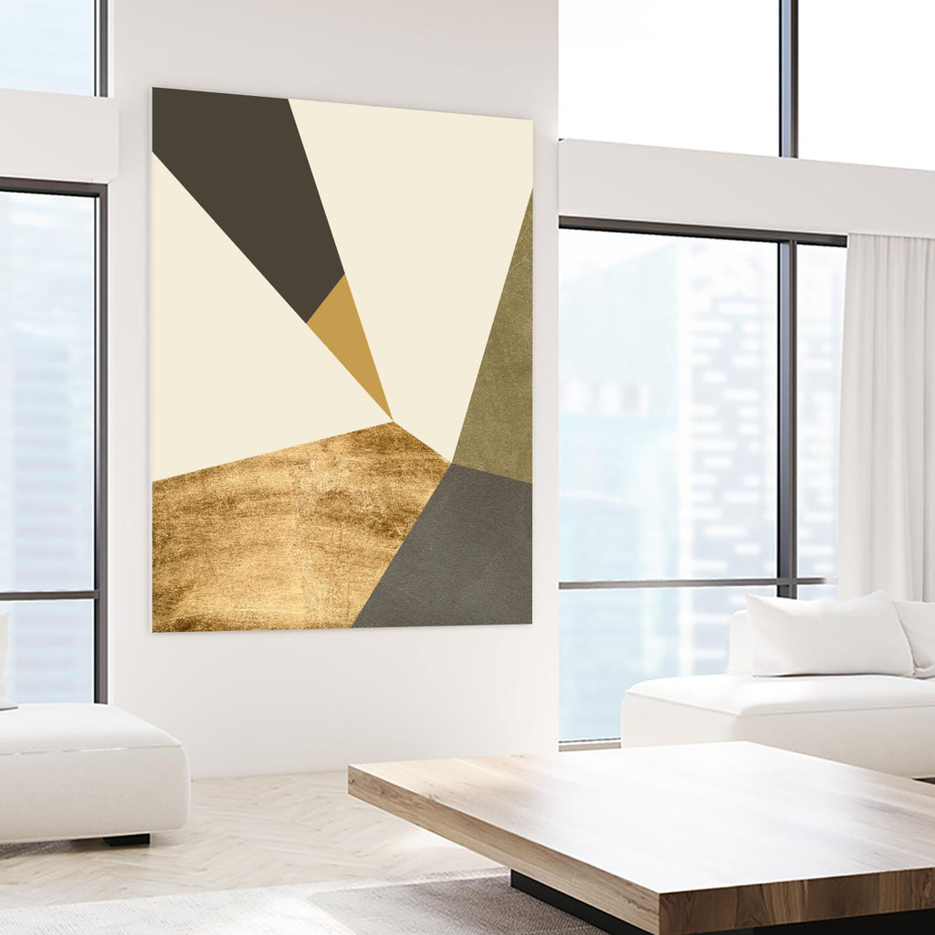 Clovis I by Jacob Green on GIANT ART - gold abstract abstract