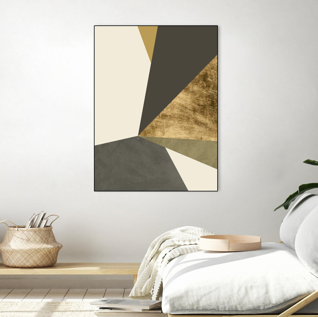 Clovis II by Jacob Green on GIANT ART - gold abstract abstract