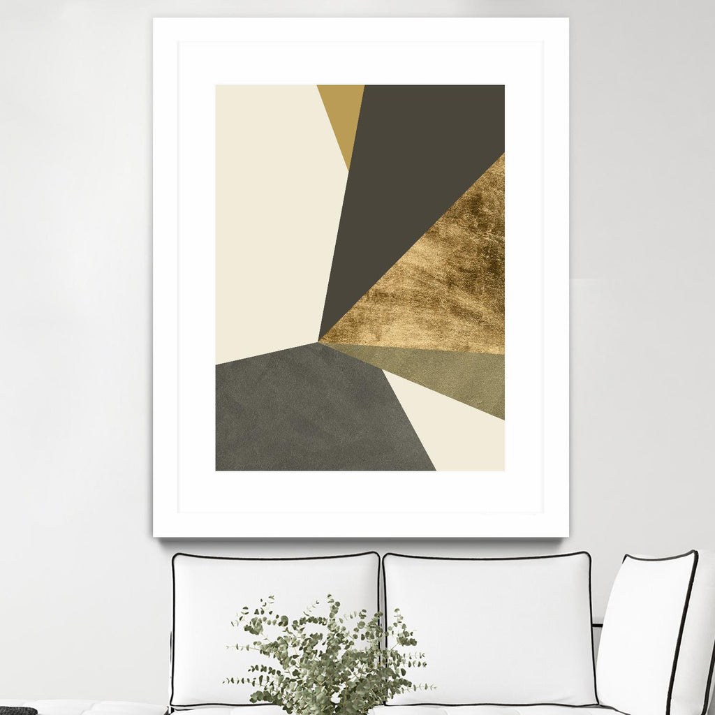 Clovis II by Jacob Green on GIANT ART - gold abstract abstract