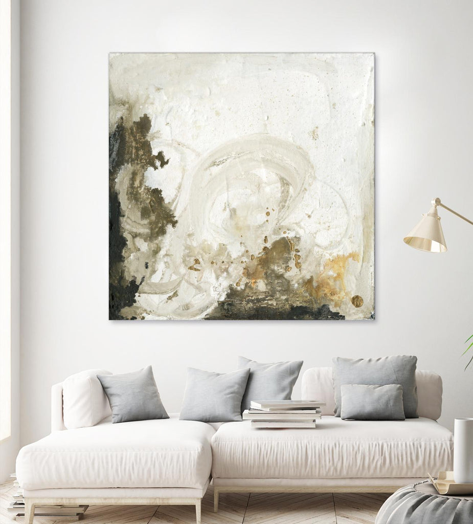 Friendship II by Joyce Combs on GIANT ART - beige abstract abstract