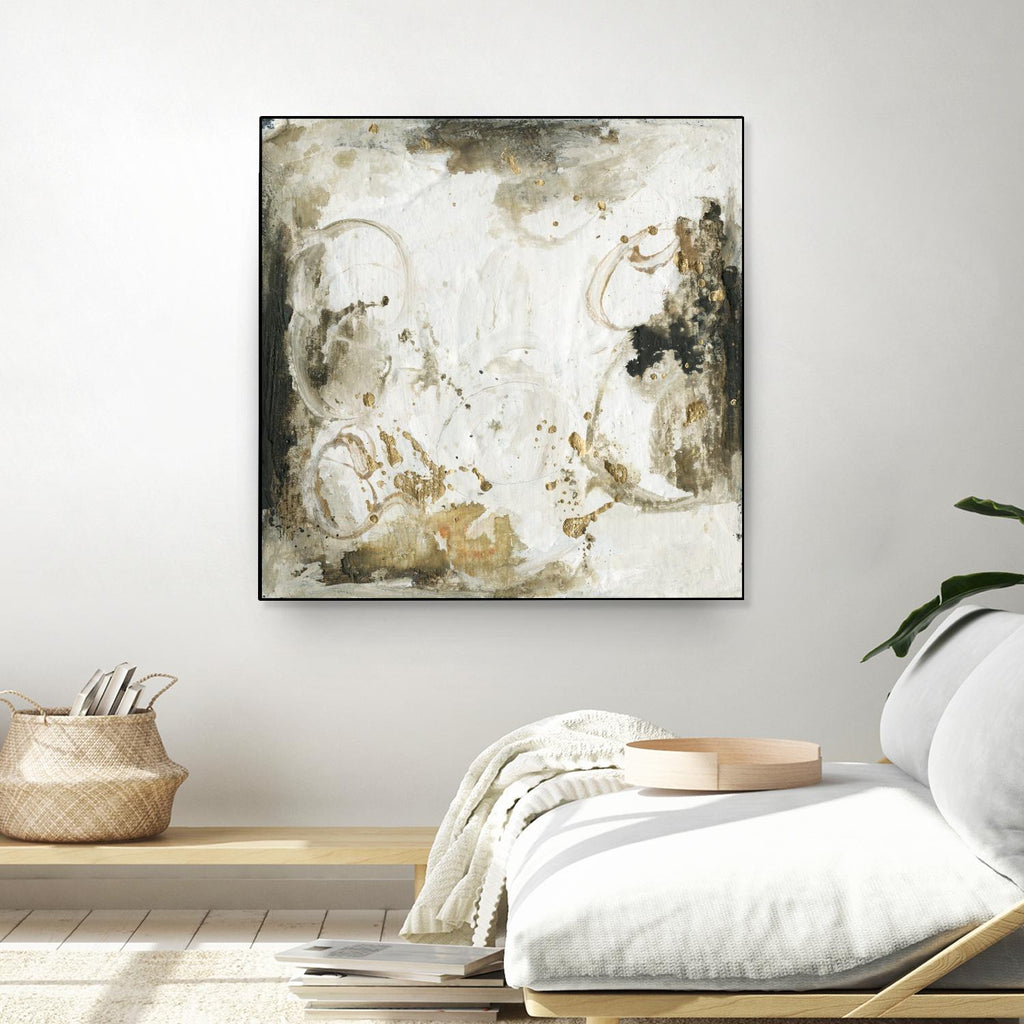 Friendship III by Joyce Combs on GIANT ART - gold abstract abstract