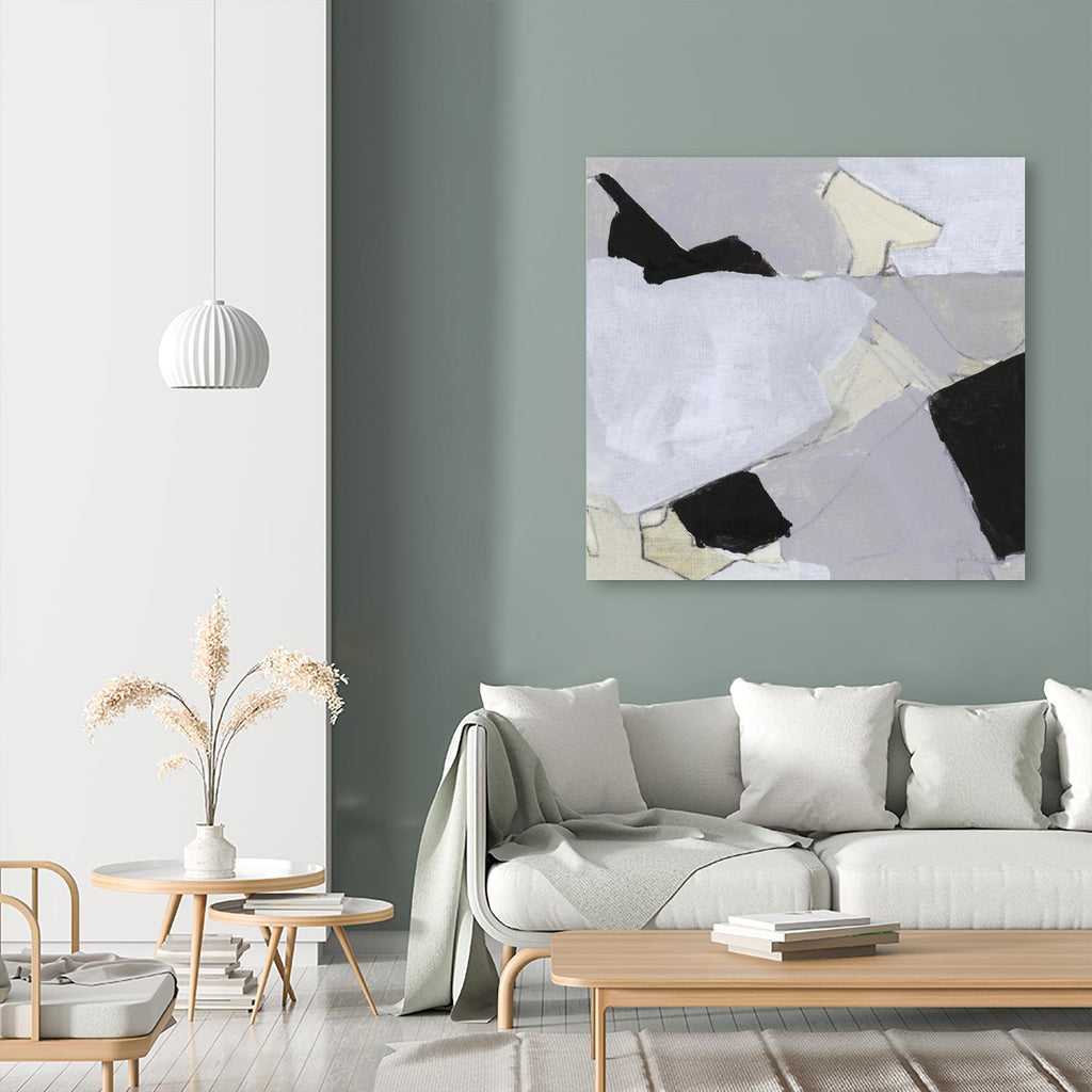 Paysage gris V par Bellissimo Art sur GIANT ART - abstrait blanc abstrait