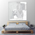 Composition Neutral I by Jennifer Goldberger on GIANT ART - white abstract abstract