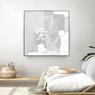 Composition Neutral I by Jennifer Goldberger on GIANT ART - white abstract abstract
