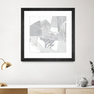 Composition Neutral II by Jennifer Goldberger on GIANT ART - white abstract abstract