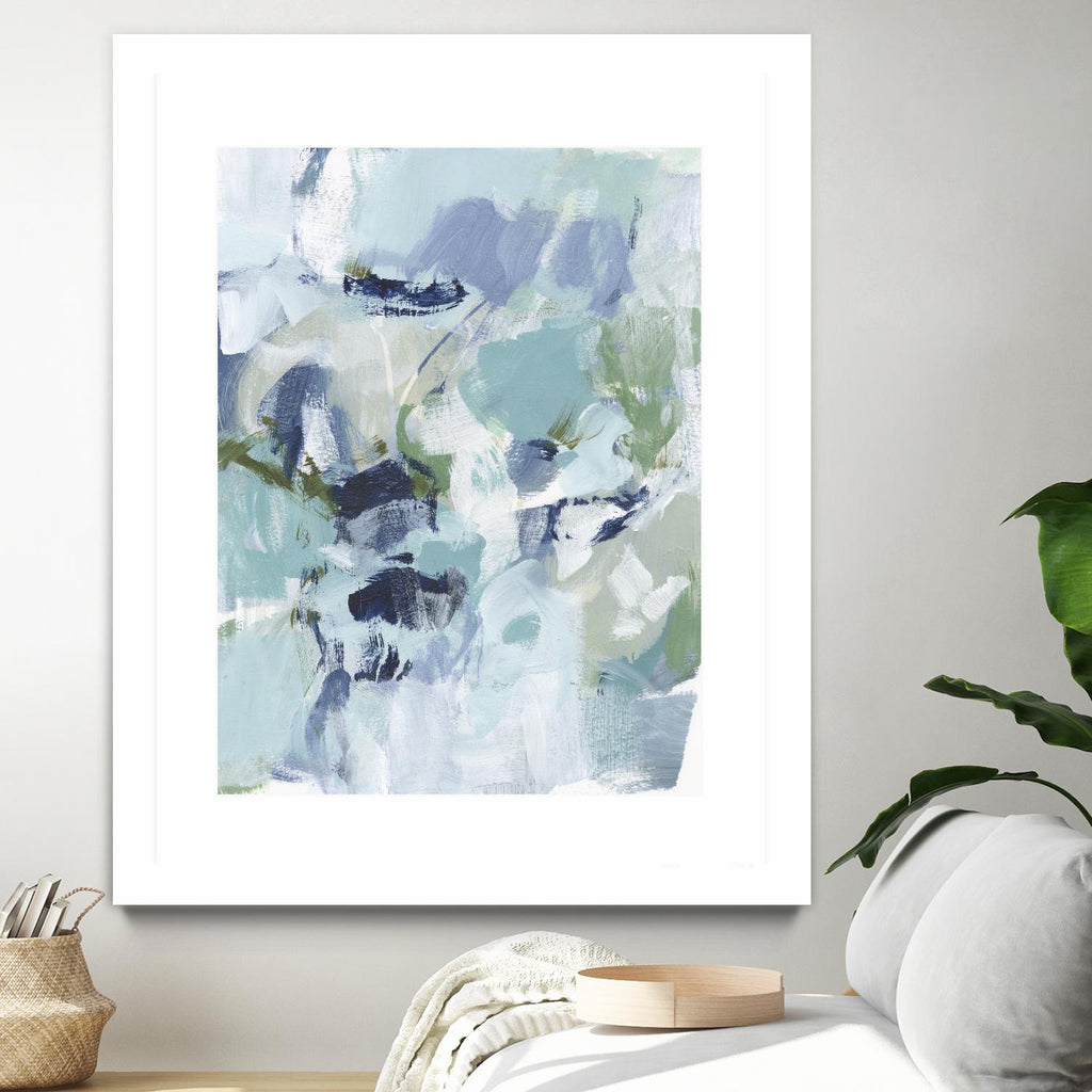 Azure Abstract I by Christina Long on GIANT ART - beige abstract abstract