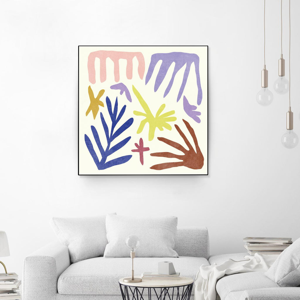 Coral Construction II by Melissa Wang on GIANT ART - pink abstract abstract