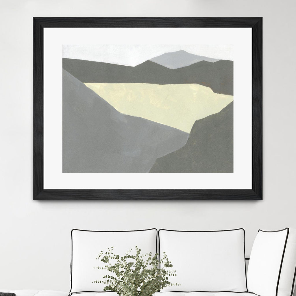 Composition de paysage IV par Jacob Green sur GIANT ART - abstrait blanc