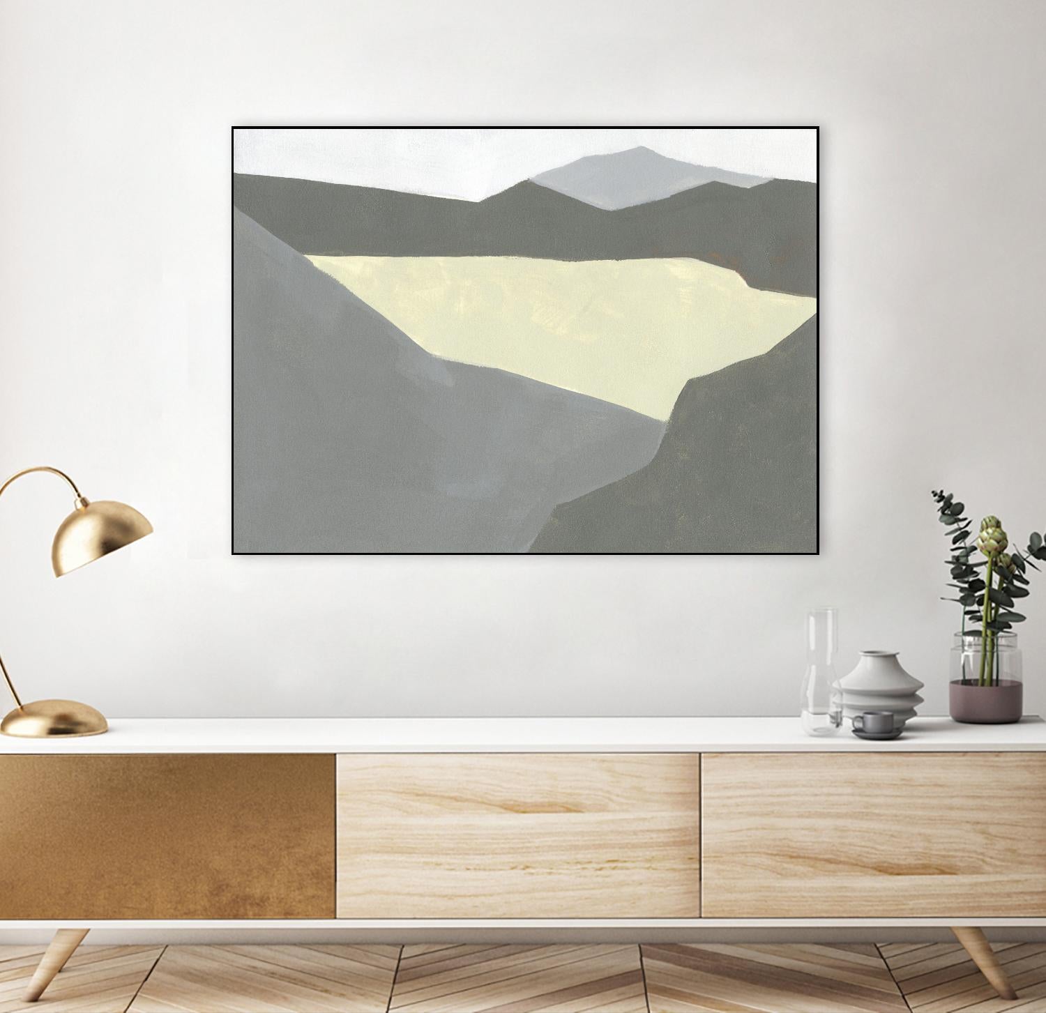 Landscape Composition IV by Jacob Green on GIANT ART - white abstract abstract