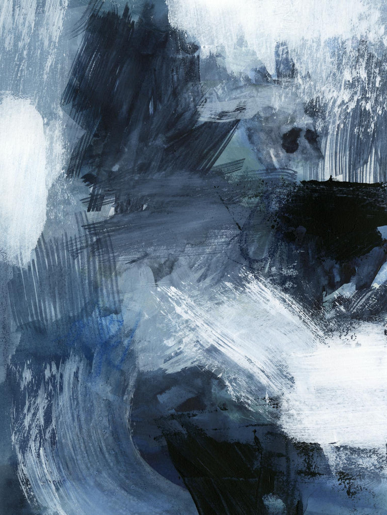 Composition in Blue III par Victoria Barnes sur GIANT ART - abstraction bleue