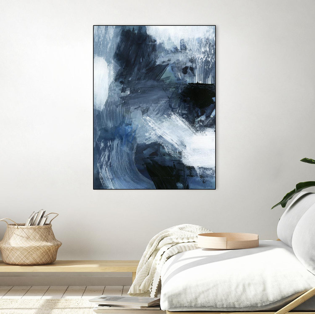 Composition in Blue III by Victoria Barnes on GIANT ART - blue abstract abstract