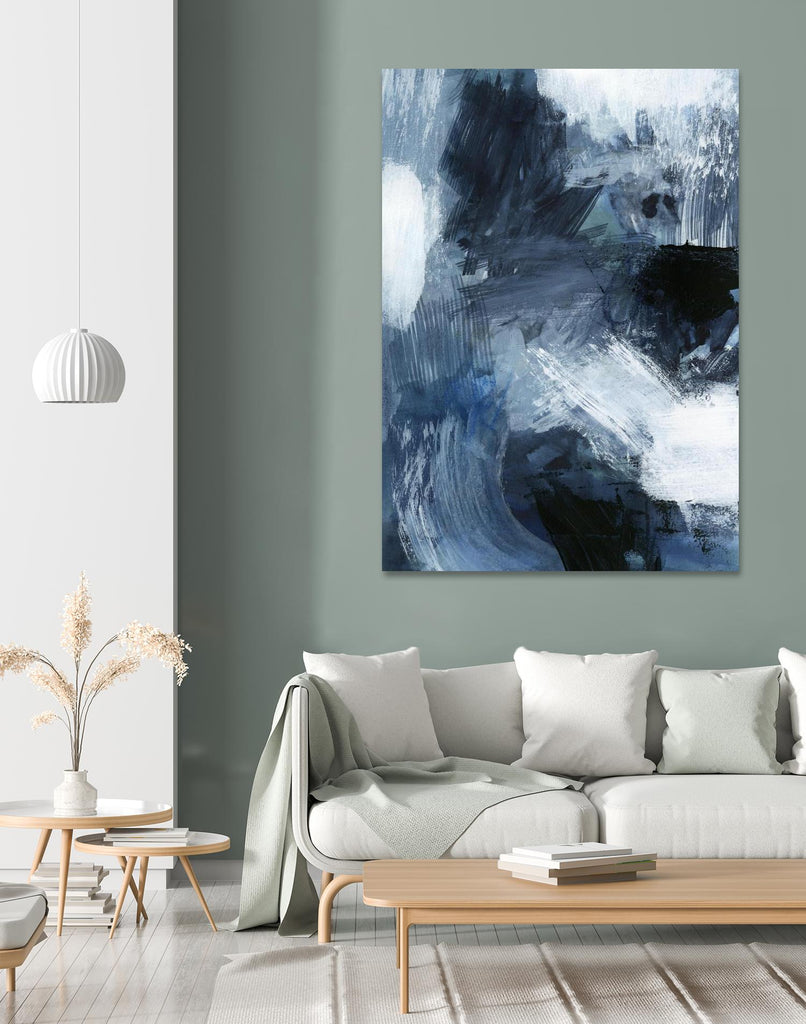 Composition in Blue III by Victoria Barnes on GIANT ART - blue abstract abstract