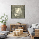 Geomolecule Blueprint I by Jennifer Goldberger on GIANT ART - grey  abstract abstract 