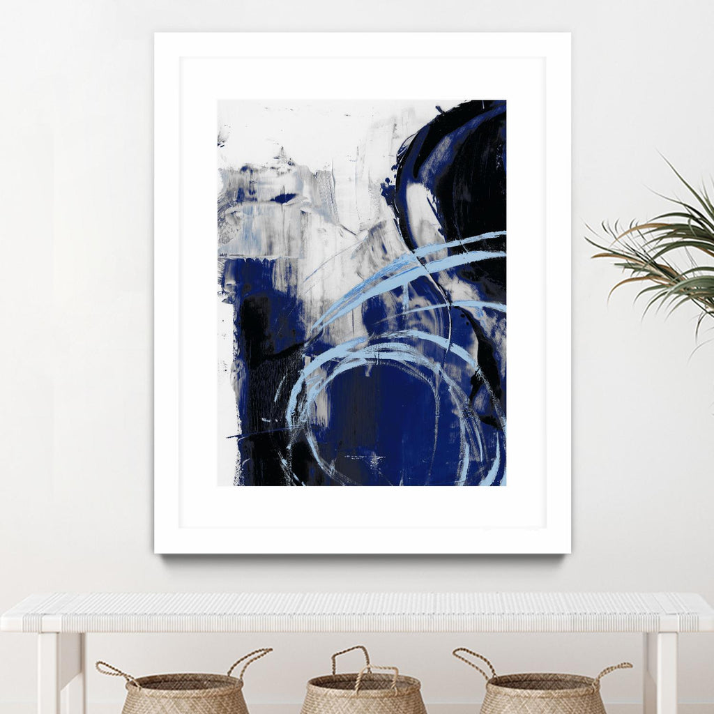 Indigo Interlude I de Ethan Harper sur GIANT ART - abstrait bleu 