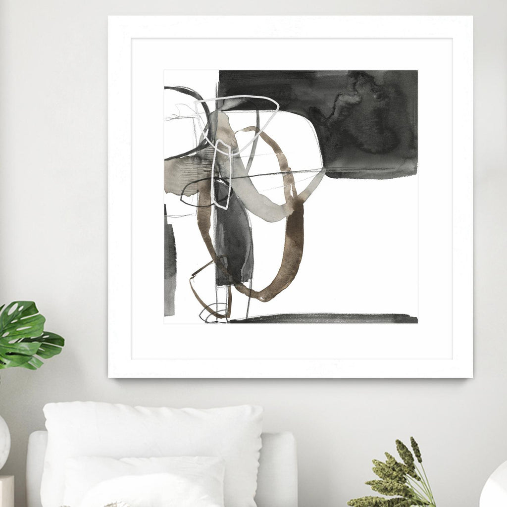 Interlocked II by Jennifer Goldberger on GIANT ART - white abstract abstract