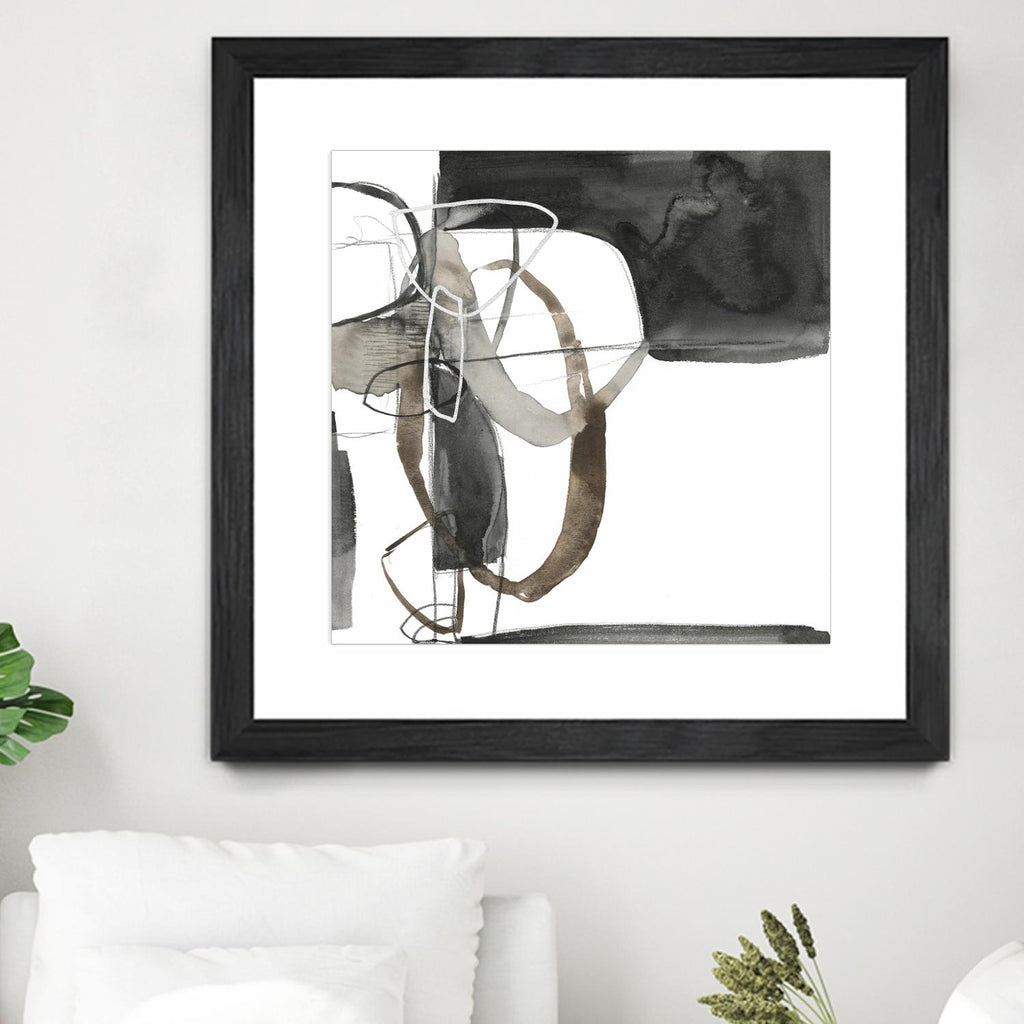 Interlocked II by Jennifer Goldberger on GIANT ART - white abstract abstract