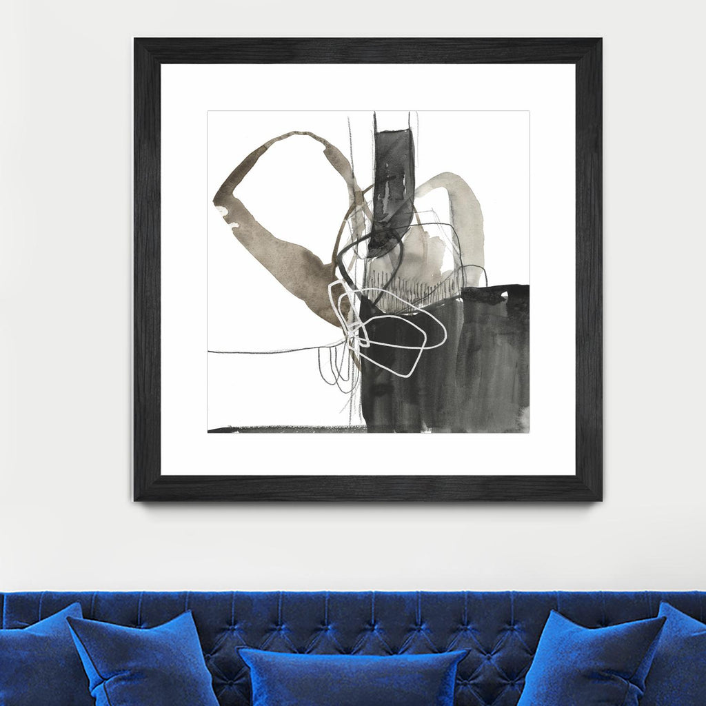 Interlocked III by Jennifer Goldberger on GIANT ART - white abstract abstract