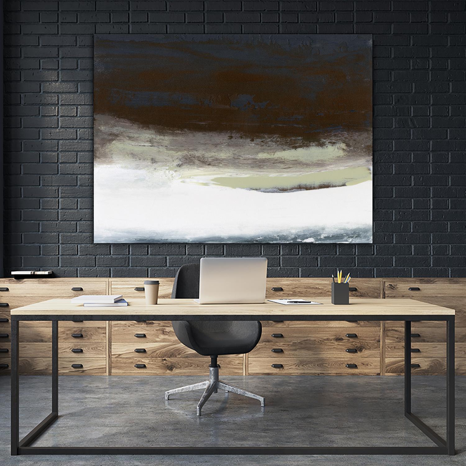 Lyrical III by Sharon Gordon on GIANT ART - green abstract abstract