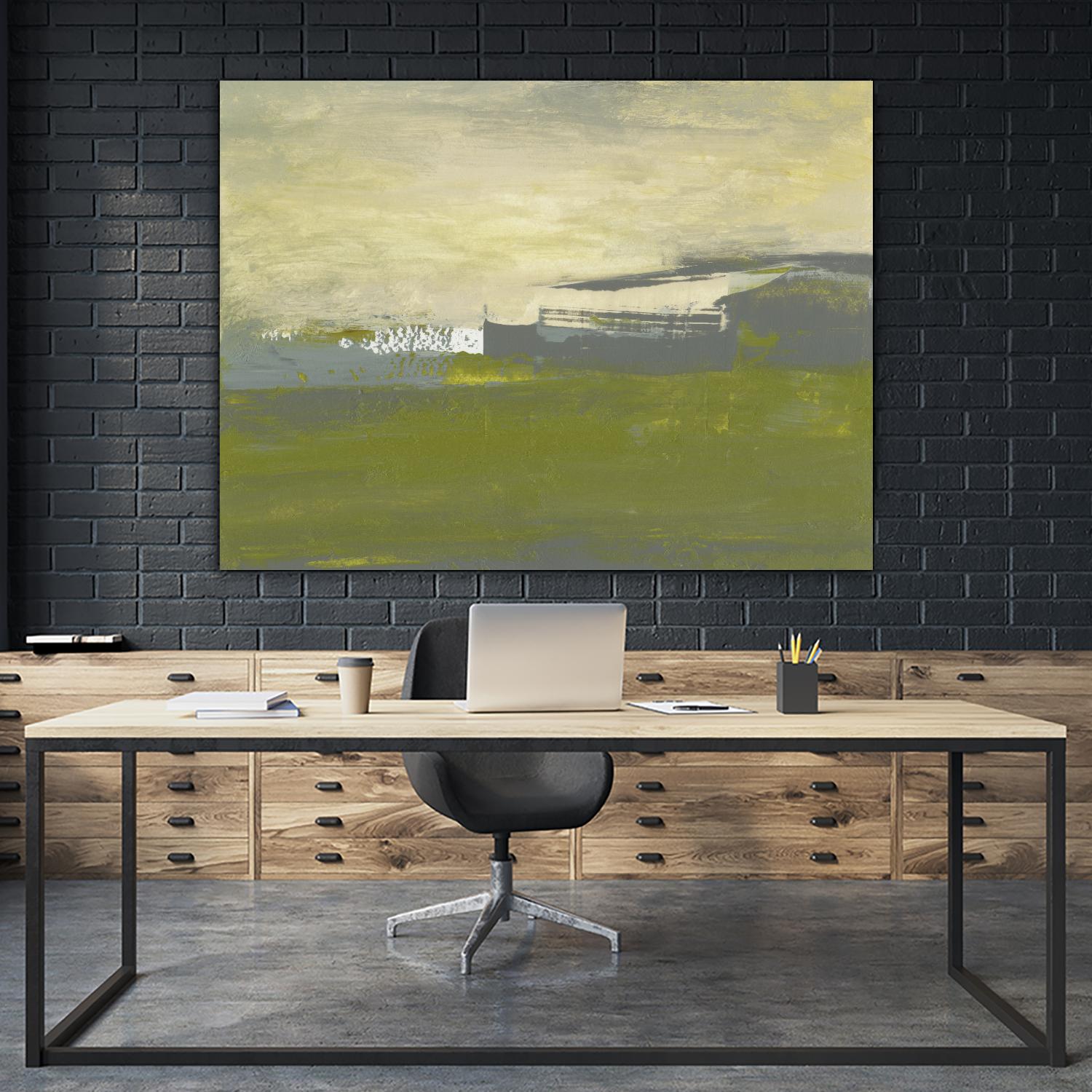 Milieu I by Sharon Gordon on GIANT ART - beige abstract abstract