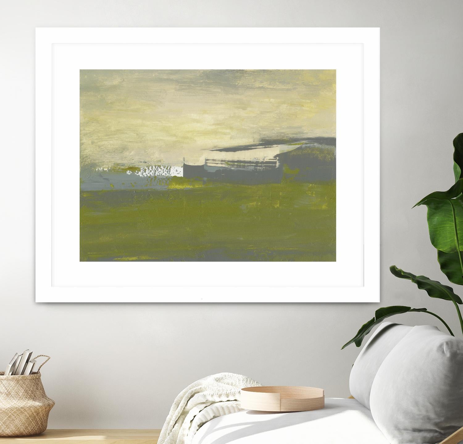 Milieu I by Sharon Gordon on GIANT ART - beige abstract abstract