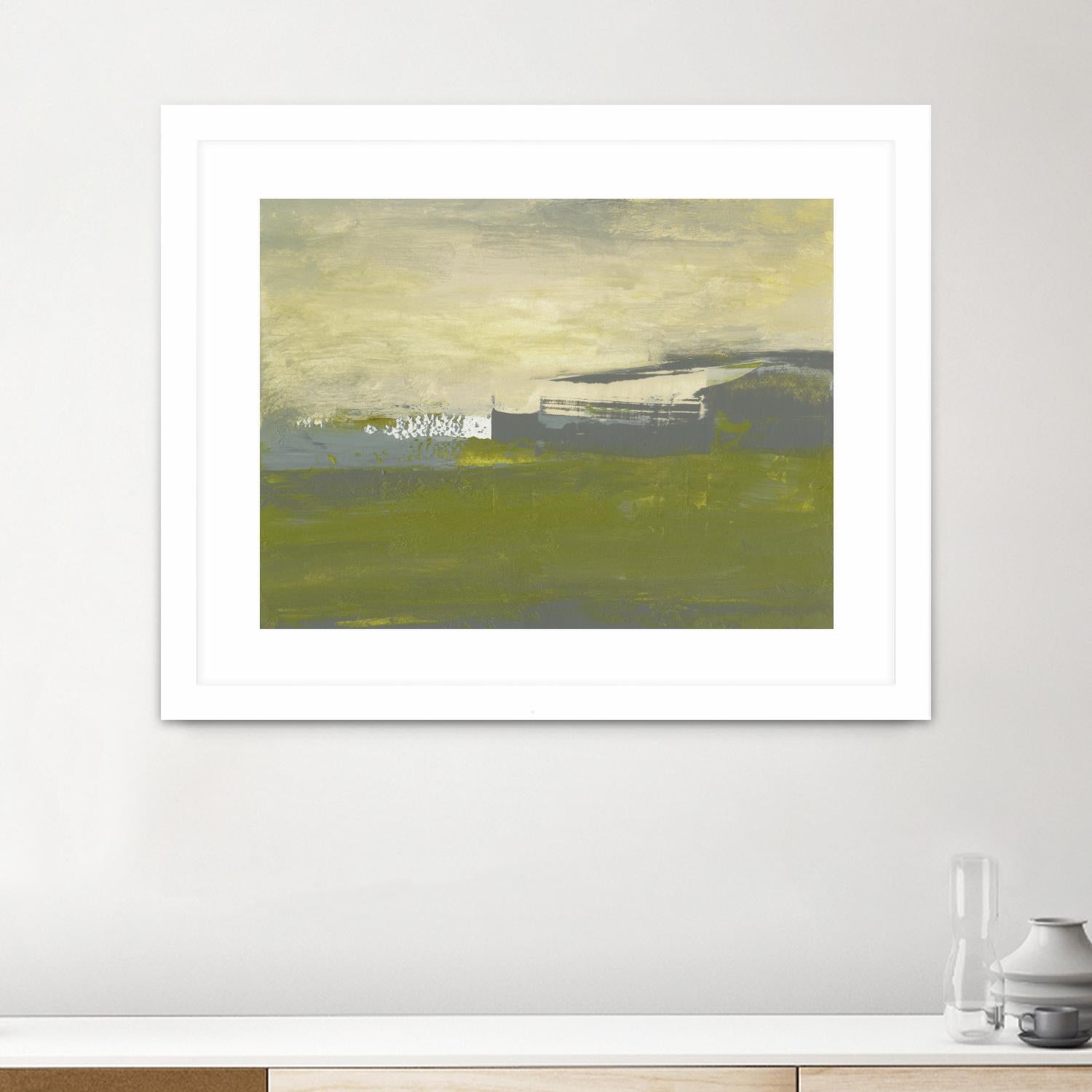 Milieu I by Sharon Gordon on GIANT ART - beige abstract abstract