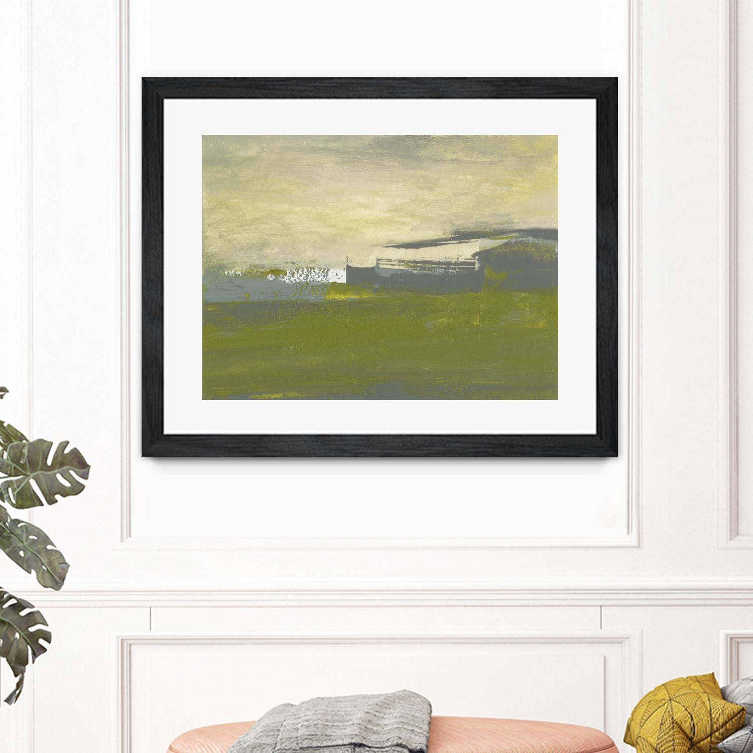 Milieu I by Sharon Gordon on GIANT ART - beige abstract abstract