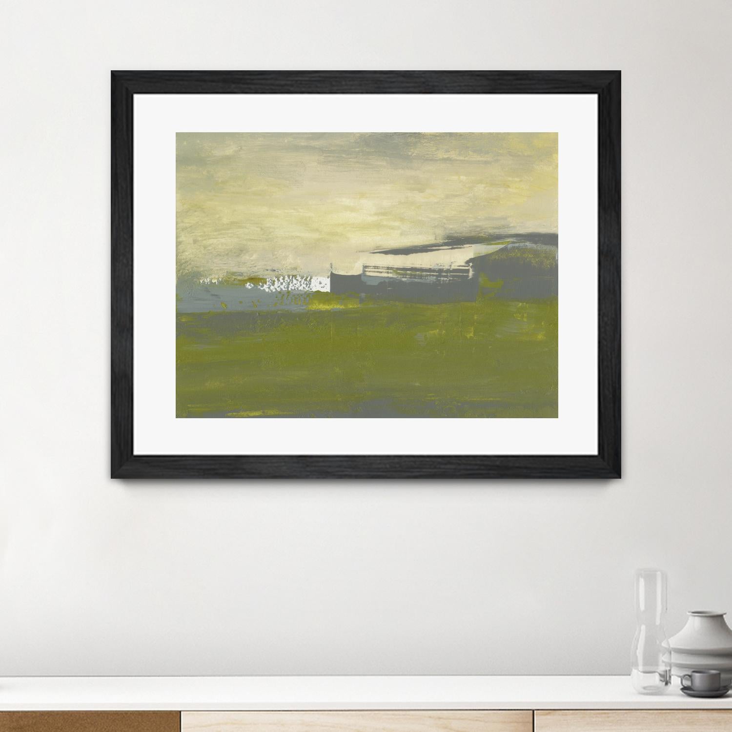 Milieu I by Sharon Gordon on GIANT ART - beige abstract abstract