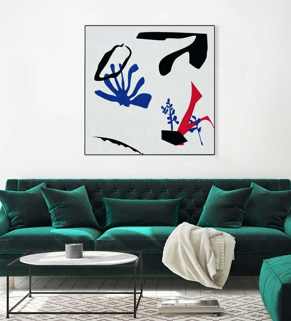 Poker II by Melissa Wang on GIANT ART - red abstract abstract 