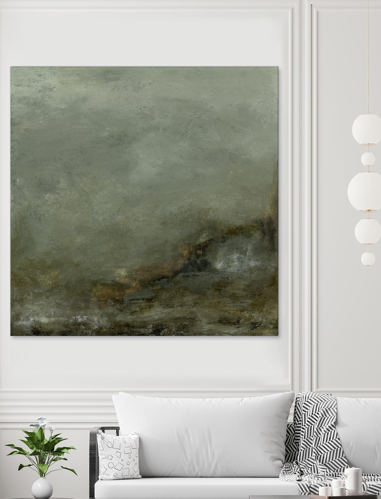 Realm II by Sharon Gordon on GIANT ART - green abstract abstract