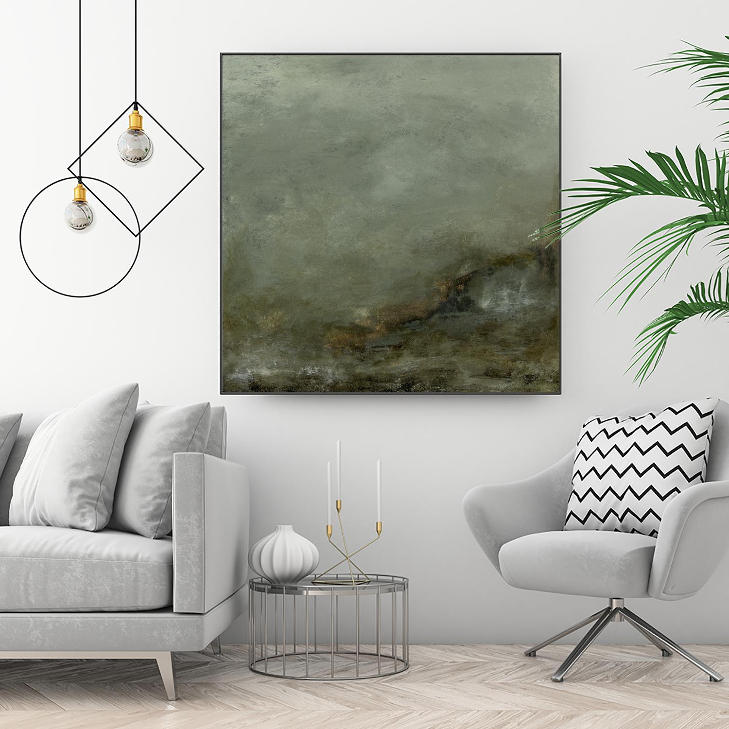 Realm II by Sharon Gordon on GIANT ART - green abstract abstract