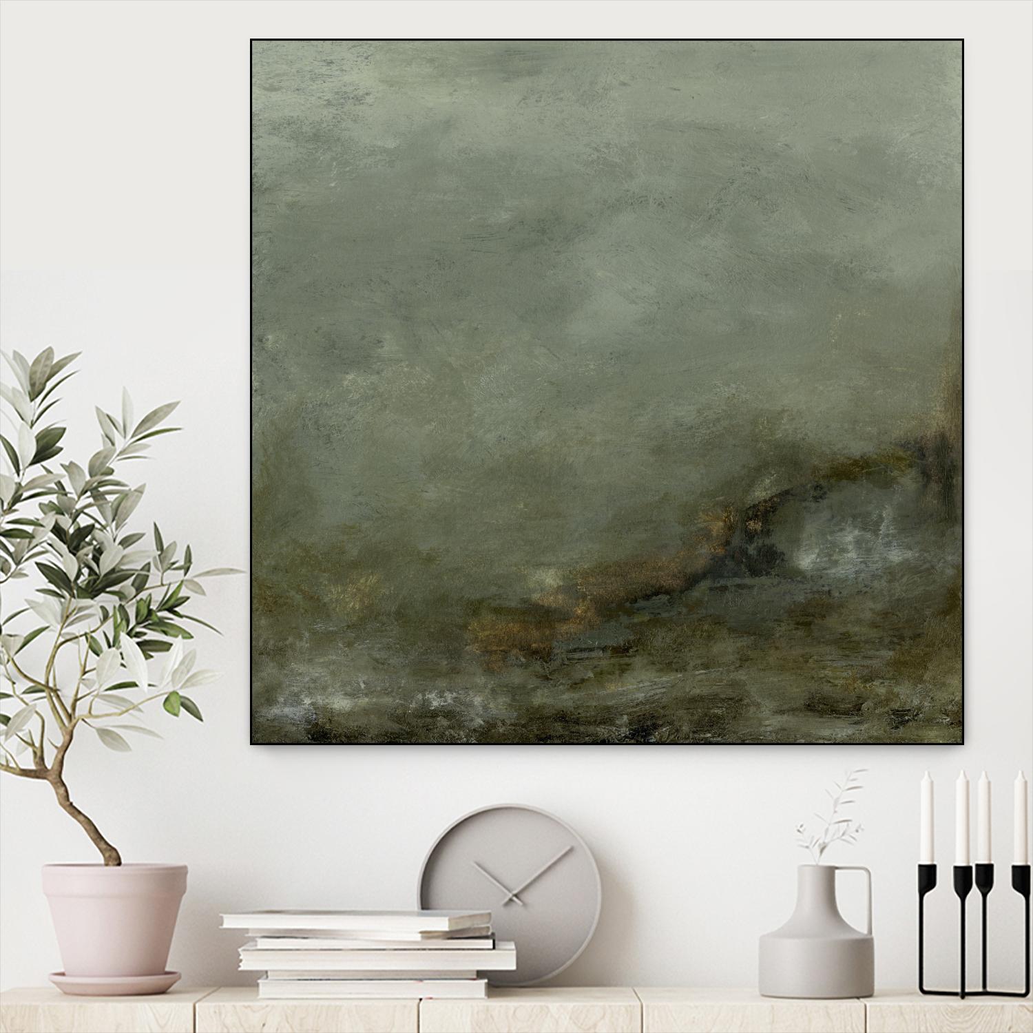 Realm II by Sharon Gordon on GIANT ART - green abstract abstract