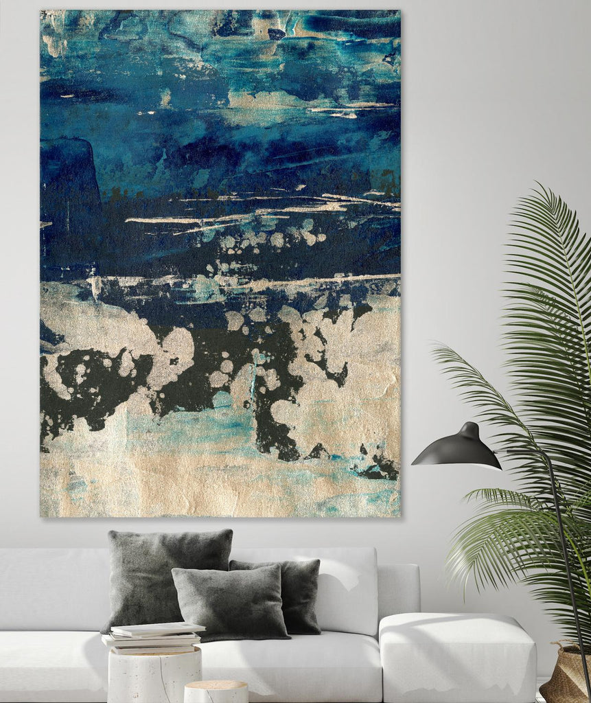 Silver Surf I by Ethan Harper on GIANT ART - gold abstract abstract 