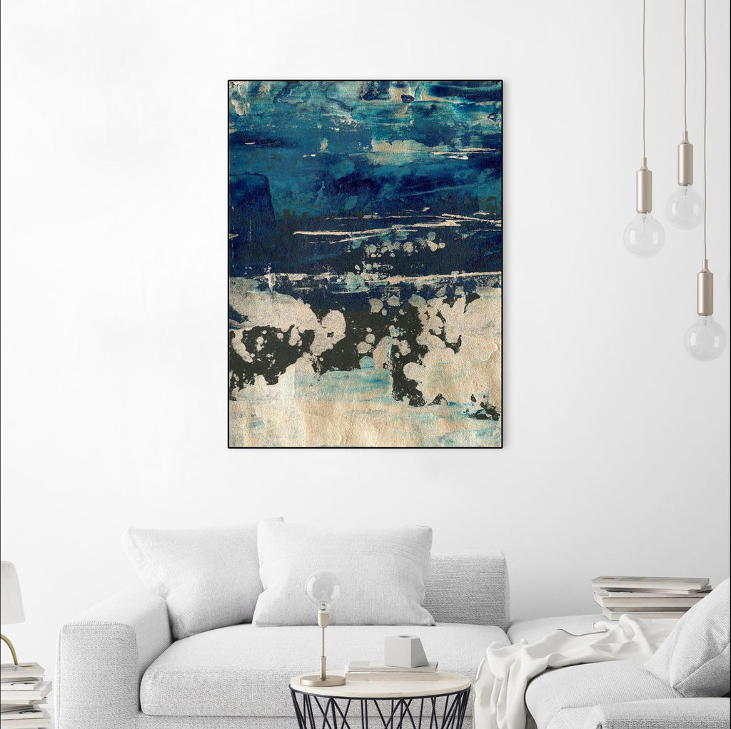 Silver Surf I by Ethan Harper on GIANT ART - gold abstract abstract 