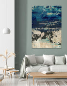 Silver Surf I by Ethan Harper on GIANT ART - gold abstract abstract 