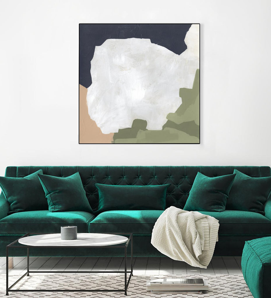 Tectonic Boundaries I by June Vess on GIANT ART - green abstract abstract
