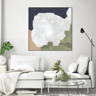 Tectonic Boundaries I by June Vess on GIANT ART - green abstract abstract