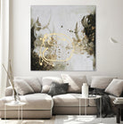 Friendship IV by Joyce Combs on GIANT ART - gold abstract abstract 