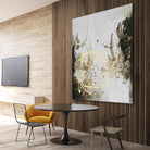 Friendship IV by Joyce Combs on GIANT ART - gold abstract abstract 