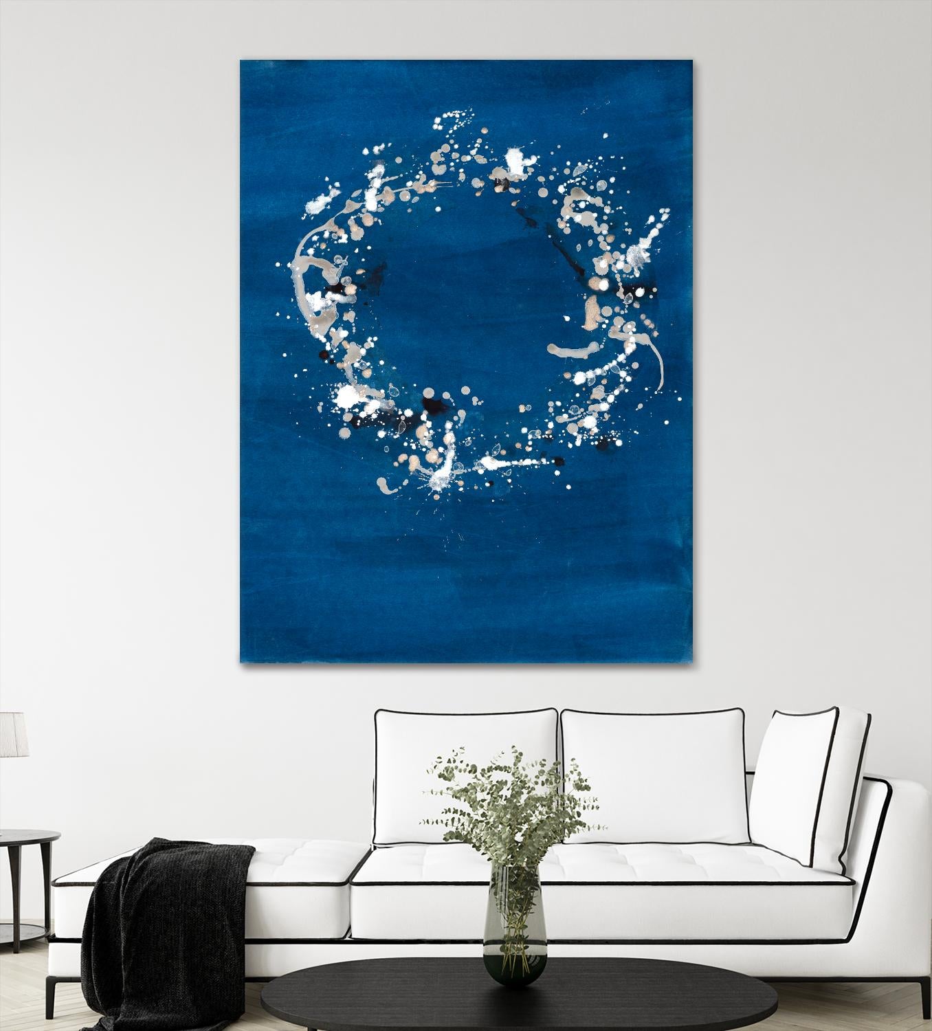 Indigo Coronet by Vanessa Binder on GIANT ART - blue abstract abstract