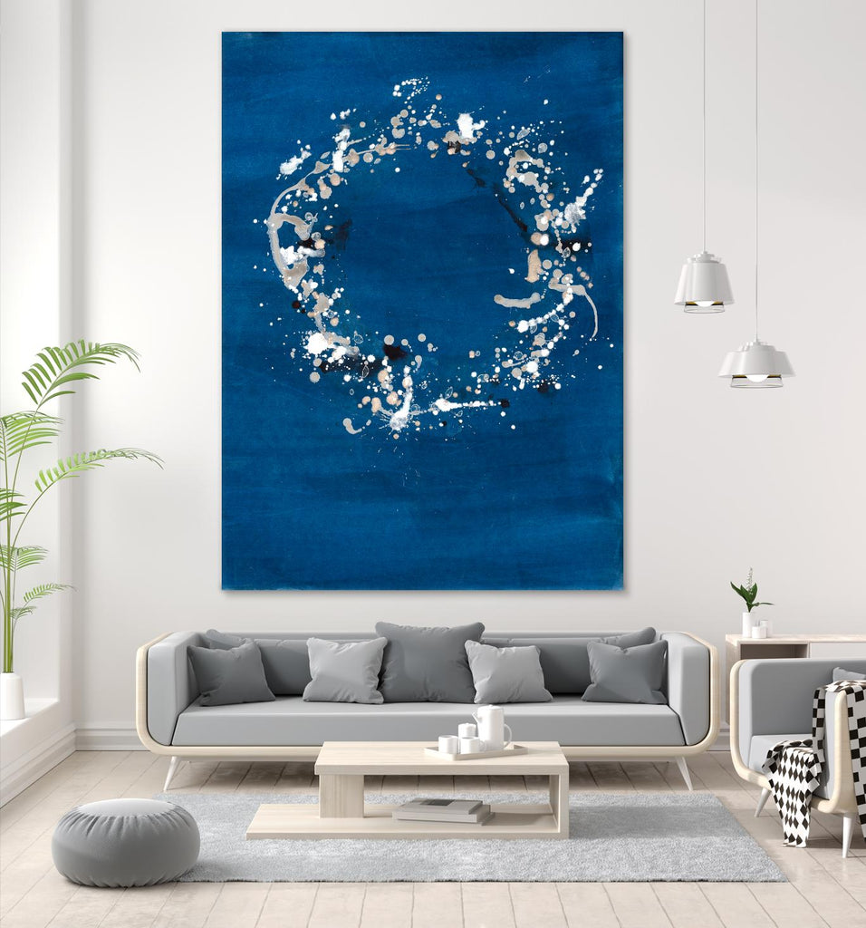 Indigo Coronet by Vanessa Binder on GIANT ART - blue abstract abstract